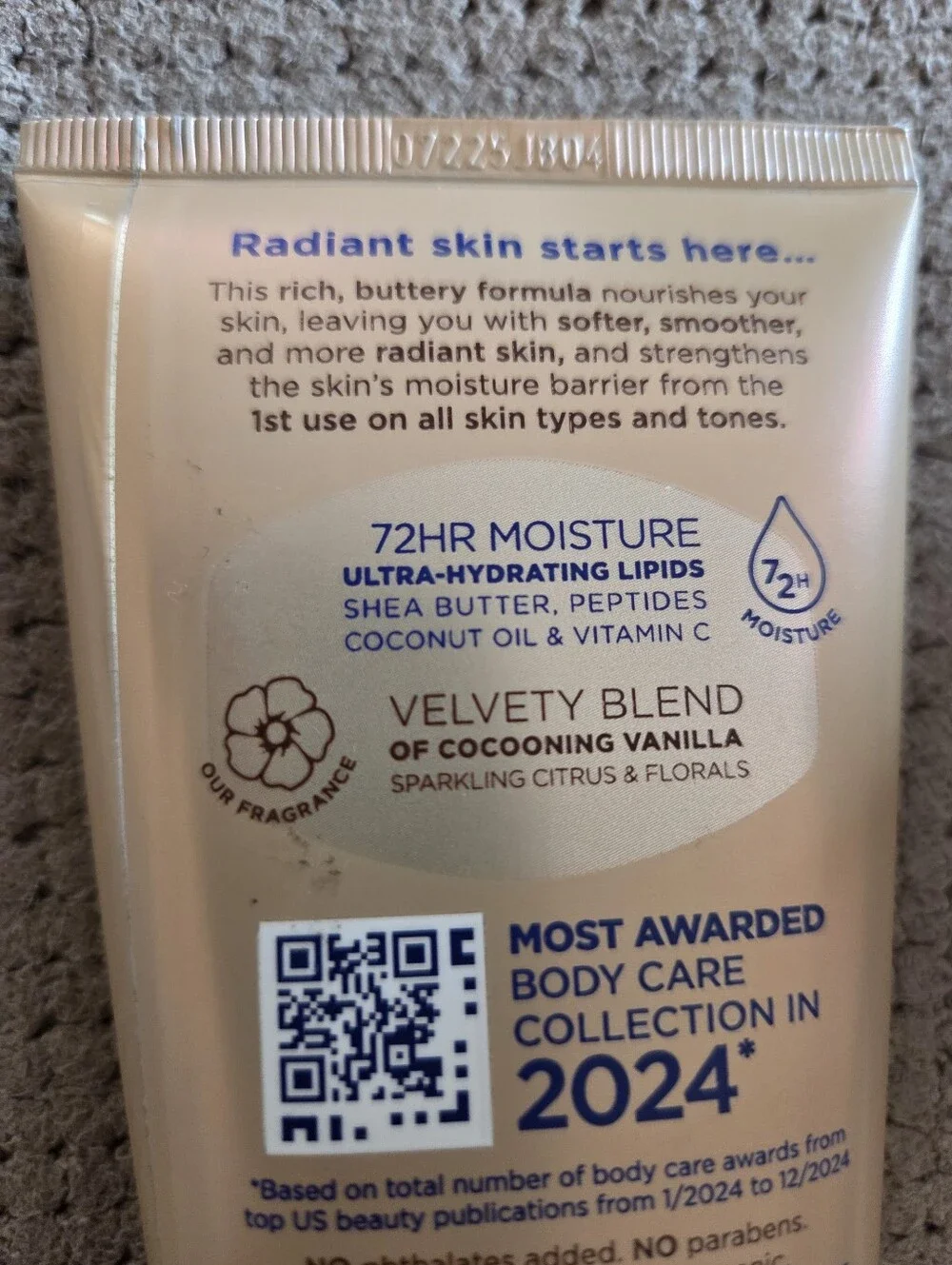 New Vaseline Radiant X Moisturizing Body Butter & Lotion Deep Nourish with 100%